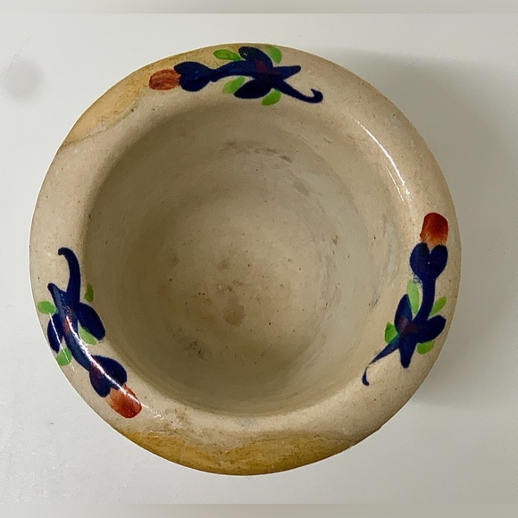 19th Century Antique Gaudy Welsh Pot de Fleurs II Pattern Pedestal Urn Rare - Picture 15 of 16